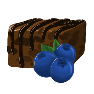 Icon Brownie & Blueberry